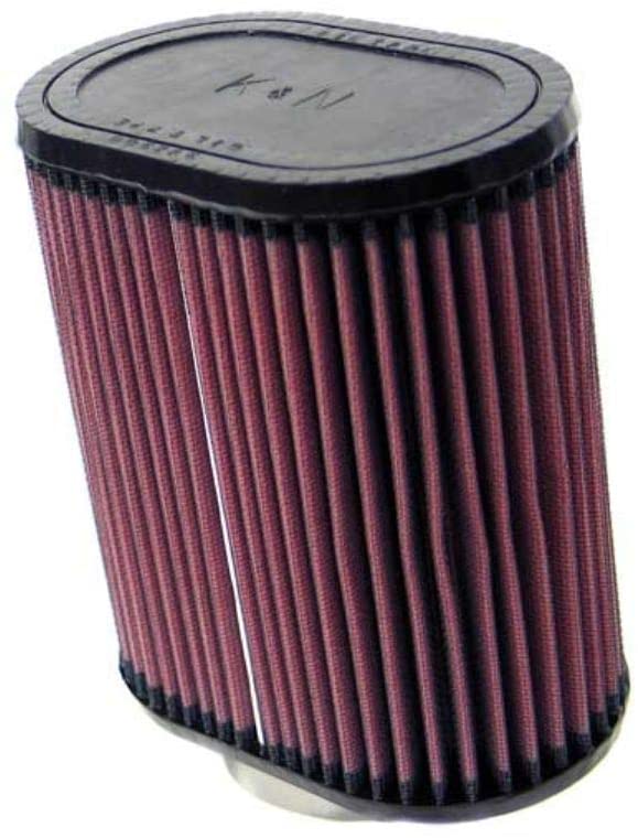 K&N Universal Clamp-On Air Filter: High Performance, Premium, Washable, Replacement Engine Filter: Flange Diameter: 2.75 In, Filter Height: 7 In, Flange Length: 1 In, Shape: Oval, RU-1550