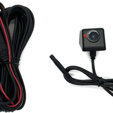 Ensight Auto Universal Flush Mount Screwback Reverse Backup Parking Rear View Camera for Truck Bumpers