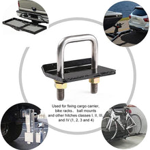 CZC AUTO Hitch Tightener, Heavy Duty Anti-Rattle Stabilizer for 1.25" and 2" Hitches, Reduce Movement from Hitch Tray Cargo Carrier Bike Rack Trailer Ball Mount, Rust Free (1 Pack, Carbon Steel)