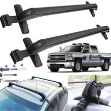 DYRABREST 2pcs Black Anti Theft Car Roof Adjustable Window Frame Universal Cars Lockable Bars Rack Aluminum,US Stock