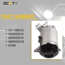 OCPTY CO 10863JC A/C Compressor Clutch Assembly Compatible for Quest Murano