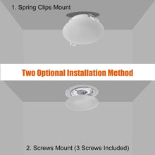 Facon 4.5Inch LED RV Puck Light Full Aluminum Recessed Mount Down Light 12V Interior Light for RV Motor-Homes Camper Caravan Trailer Boat (4000K Cool White Light)