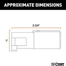 CURT 58080 Trailer-Side 6-Pin Round Wiring Harness Plug