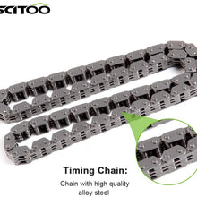 SCITOO TK1160 Timing Chain Kit Tensioner Cam Sprockets Crank Sprocket fits for 03-10 Jeep for Chrysler Dodge 5.7L 6.1L OHV HEMI