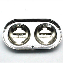 RJJX Chrome Brake Master Cylinder Cover Dual Bail Brakes Fit for Chevy SBC BBC 350 454