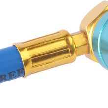 R1234YF Refrigerant Charge Hose Kit, R-1234YF AC refrigerant Can Hose with Gauge, 1/2 Acme LH Can Opener Tap And R1234YF Low Side Adapter