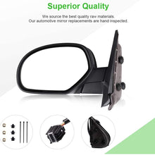 Scitoo Towing Mirrors fit for Chevy for GMC Pair Automotive Exterior Mirrors fit 2007-2013 for Chevy Silverado for GMC Sierra (07 fit new body) with Power Controlling and Heated Features