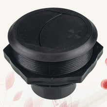 GARNECK Air Conditioning Vent Outlet Round Long Air Conditioner Ventilation Outlet for RV Bus Electric Car Caravan Side Roof 82mm/75mm 46mm (Black)