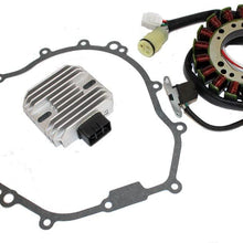 Caltric Stator & Regulator Rectifier Compatible With Yamaha Grizzly 350 2007-2012 With Gasket