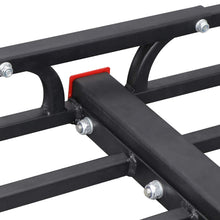 ZENY Hitch Mount Cargo Carrier Universal 53" Compact Luggage Rack Steel Cargo Basket 2’’ Receiver Cargo Rack 500 LBS Capacity