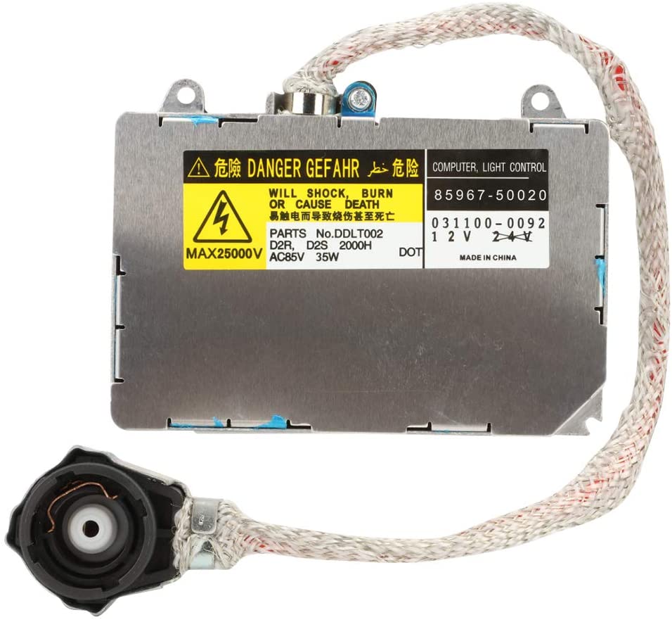 TTIIHOT Compatible with HID Ballast with Ignitor Toyota Prius, Avalon, Sienna, Lexus ES300, ES330, LS430, Lincoln Aviator - Replaces 81107-2D020, 85967-0E020, DDLT002, KDLT002