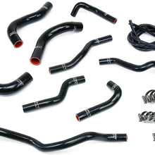 HPS 57-1341-BLUE Blue Silicone Radiator Coolant/Heater Hose Kit