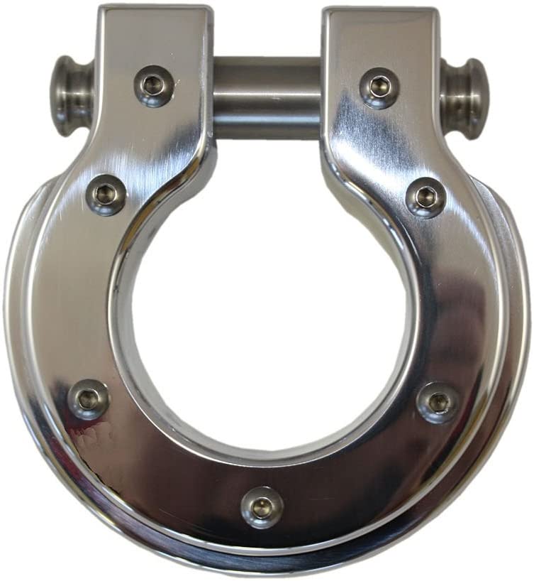 AMI 8804P Polished Round D-Ring Billet Hook