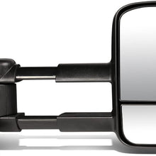 DNA Motoring TWM-003-T111-BK Pair of Towing Side Mirrors