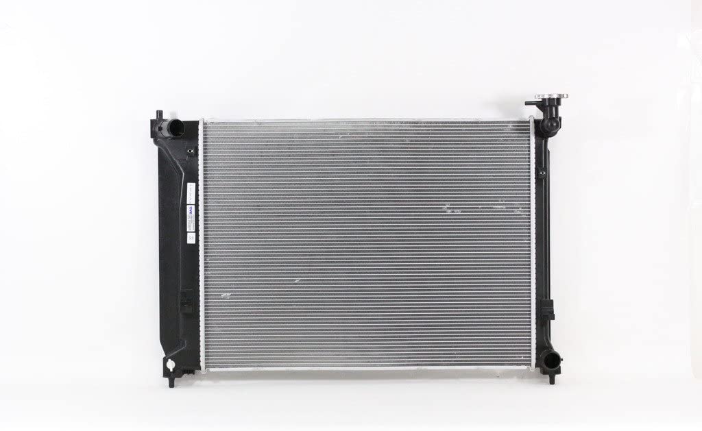Radiator - Cooling Direct For/Fit 13457 15-17 Hyundai Sonata SE/S/LTD 2.4L L4 Automatic Transmission Plastic Tank Aluminum Core 1-Row