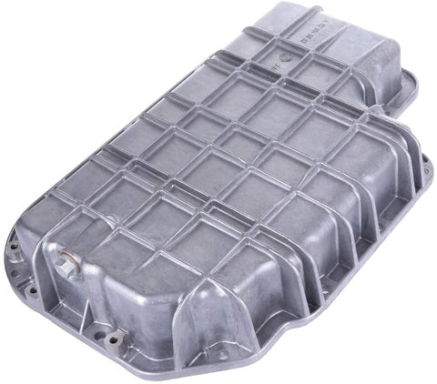 OCPTY Engine Oil Pan Steel Assembly Fits 1998-2006 L6 5.9L 6.7L Cummins Diesel Mercedes Benz C280 C43 AMG CL500 CLK320 Convertible CLK430 CLK55 E320 E430 E55 Wagon Pickup Truck compatible with 264-720