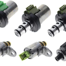 WonVon Transmission Solenoid Kit,6 pcs Transmission Shift EPC PWM Solenoids Kit For Mazda 2 3 5 6 CX-7 MPV 48420K-R 4F27E