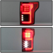 ACANII - For 2015 2016 2017 2018 Ford F150 w/Blind Spot Sensor Red Clear Full LED Light Tube Tail Lights Brake Lamps