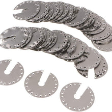 Homyl 100PSC/SET Solar Panel PV Grounding Clip/Washer 45x45mm Stainless Steel