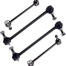 LSAILON 4pcs K90344 K90345 Front Rear Sway Bar End Links Kit Fit for Lexus ES300 RX330 RX350 RX400h for Toyota Avalon Camry Highlander Solara Venza