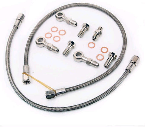 Turbo Oil Feed Line Kit Compatible with Mitsubishi 6G72T 3000GT, Compatible with Dodge Stealth Twin TD04