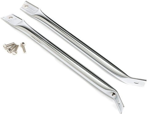 Trans-Dapt 9176 Chrome Radiator Support Bars - Set of 2
