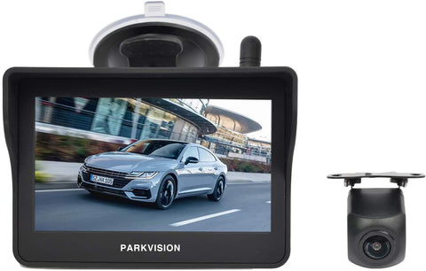 PARKVISION Digital Wireless Backup Camera Kit with Super Stable Signal,4.3''HD Monitor,IP68 Waterproof 150°Wide Viewing Angle with Parking Lines,Universal for Car for Truck,Van,Camping Car,SUV,Pickup