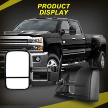 OCPTY Towing Mirrors Manual Telescoping Upgrade Left and Right Tow Mirrors for 1999-2006 for Chevy Silverado for GMC Sierra 1500 2500 3500 62073-74G