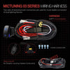 MICTUNING LED Light Bar Wiring Harness 40Amp Relay Laser Blue On-Off Rocker Switch (Fog Lights)