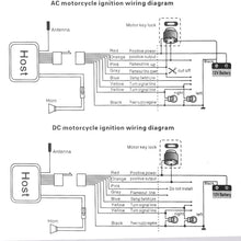 Rupse Waterproof Motorcycle Bike Anti-theft Security Burglar Alarm System Remote Control Horn Alarm Warner Bi-color