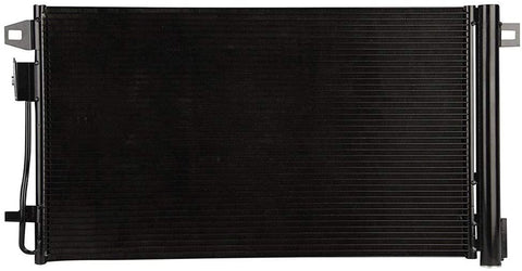 QUALINSIST 3649 A/C Air Condenser Assembly for 2008-2018 Enclave 2009-2017 Traverse 2007-2017 G-MC A-Cadia 2017 G-MC A-Cadia Limited 2007-2010 S-aturn Outlook