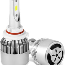 DNA Motoring HID-LED-LB-FAN-9005 Pair of LED Light Bulbs with Cooling Fan