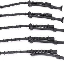 Atyhao 5Pcs Rubber Fuel Pipe Line Hose Replacement Spare Parts Garden Machine Accessory Fit for MS200T Fuel Hose Line Pipe Tube