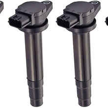 ENA Set of 4 Ignition Coils compatible with 2000 2001 Nissan 1.8L Sentra compatible withs UF-326 UF326 C1334 224484M500 224484M50A