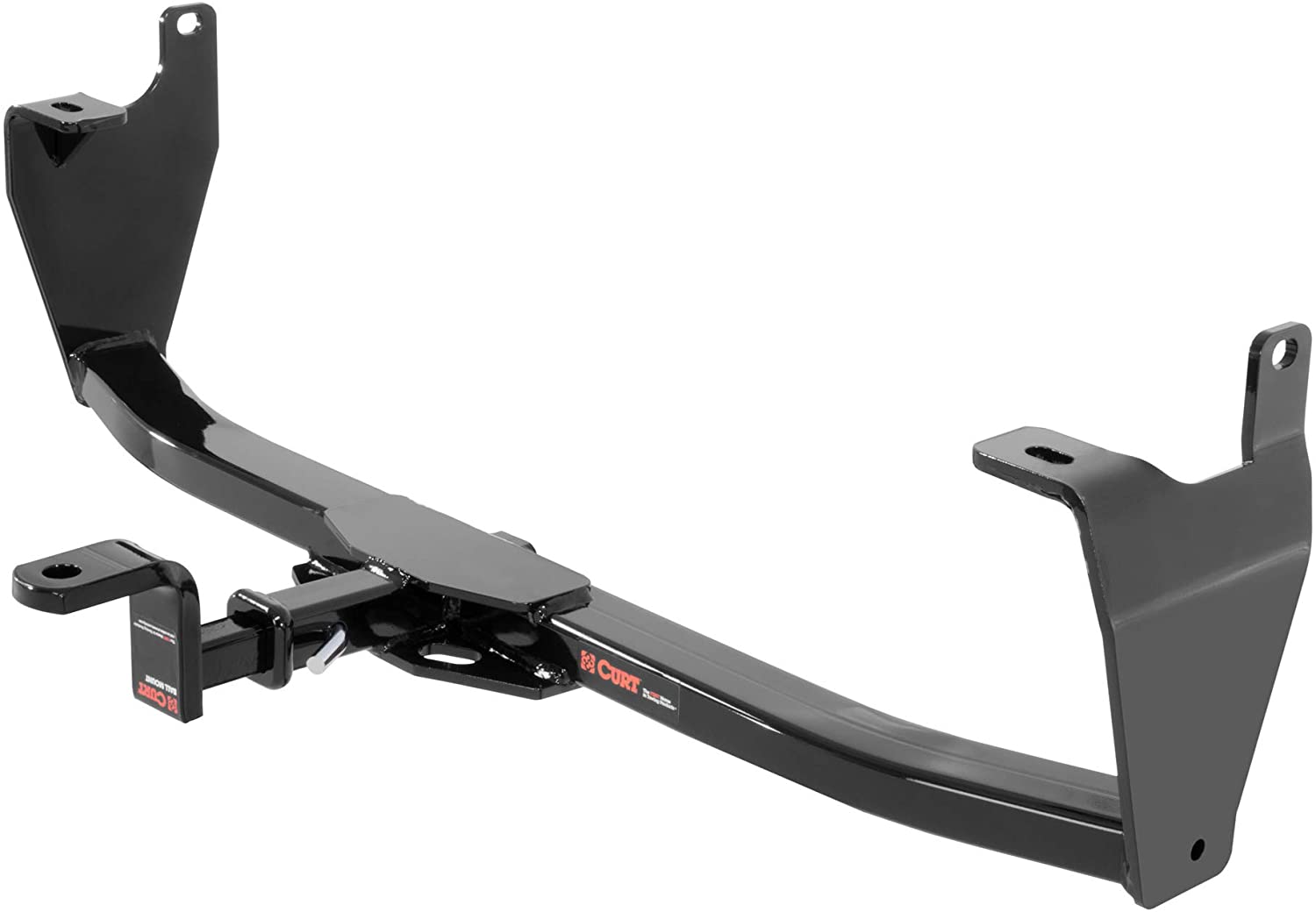 CURT- 121423 Class 2 Trailer Hitch with Ball Mount, 1-1/4-Inch Receiver for Select Jeep Renegade