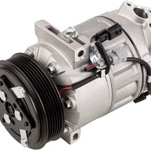 AC Compressor & A/C Clutch For Nissan Sentra 2013 2014 2015 2016 2017 and Nissan Rogue Sport 2017 - BuyAutoParts 60-03816NA New