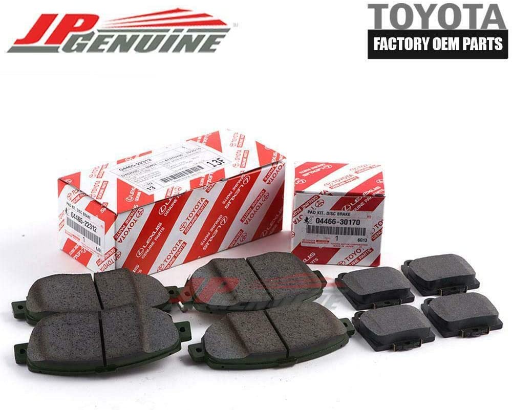 GENUINE TOYOTA/LEXUS OEM FRONT & REAR BRAKE PADS SET 04465-22312/04466-30170