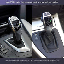 Acouto Automatic LED Gear Shift Knob Manual Shifter Knob for BMW E46 E60 E61 E63 E64(Carbon Fiber)