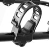 2 Inches Hitch Fold-Up Mount Rear Trailer Bicycle/Bike Rack Carrier Storage (Powdered Coated Black)