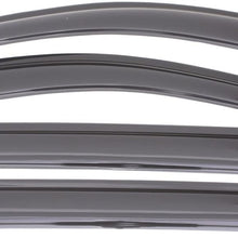 Auto Ventshade 94534 Original Ventvisor Side Window Deflector Dark Smoke, 4-Piece Set for 2013-2018 Hyundai Santa Fe