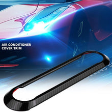 Car decoration, Qiilu Car Interior Air Conditioner Knob Panel Frame Cover Trim for Alfa Romeo Stelvio/Giulia