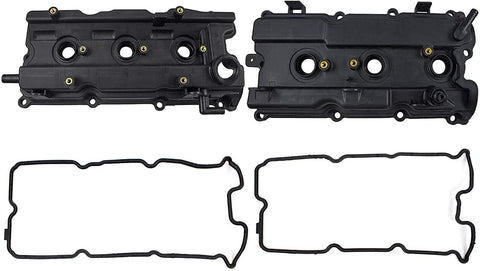 264-985 264-984 Set of Left & Right Engine Valve Cover Fits for Altima Maxima Murano Quest V6 3.5L 2002-2009 Infiniti I35 V6 3.5L 02-04 Replace# 13264-8J113 13264-7Y000