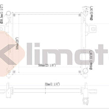 Klimoto Radiator | fits Jeep Commander 2006-2010 Grand Cherokee 2005-2010 5.7L V8 | 55116849AB 55116849AC 55116858 CH3010327 CSF32 CSF3292 Q2839