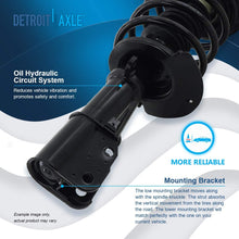 Detroit Axle - Front Rear Struts Assembly w/Sway Bar Links Replacement for Chrysler 300M Concorde LHS Dodge Intrepid