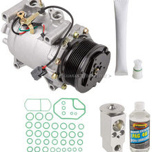 AC Compressor & A/C Kit For Honda CR-V CRV 2002 2003 2004 2005 2006 - Includes Drier Filter, Expansion, Oil & O-Rings - BuyAutoParts 60-85873RK New