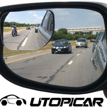 Blind Spot Mirrors. XLarge for SUV, Truck, and Pick-up Engineered by Utopicar for Blind Side. (2 Pack)