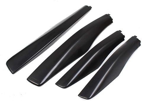 for Lexus RX350 RX400h RX330 2003-2005 2006 2007 2008 2009 Black ABS Roof Rack Bar Rail End Protection Cover Shell Replace 4PCS Suitable for car (Color : Style A)