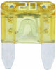 Bussmann BP/ATM-20ID Yellow ATM 20 Amp easyId Illuminating Fast-Acting Automotive Mini Blade Fuses - 2 per Card