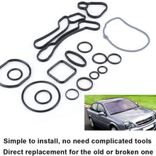 Oil Cooler Seals, Rubber Engine Oil Cooler Gasket Seals Set 55355603 Repair Kit Fit for Vauxhall Astra