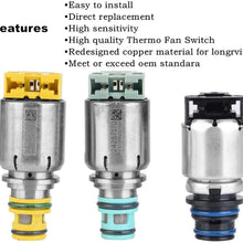 Lovey-AUTO OEM # 6T45E 6T40 7pcs/Set Tested 6T45E 6T40 Transmission Shift Solenoid for Chevrolet Malibu Cruze Equinox Buick Regal LaCrosse Saab